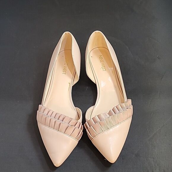 NINE WEST POINTE TOE WOMEN"S D'ORSAY SLIP-ON FLAT - Picture 1 of 13